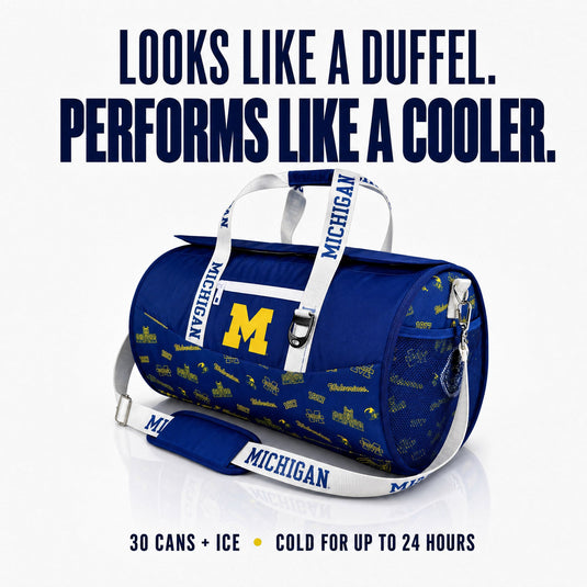 University of Michigan Duffel Cooler