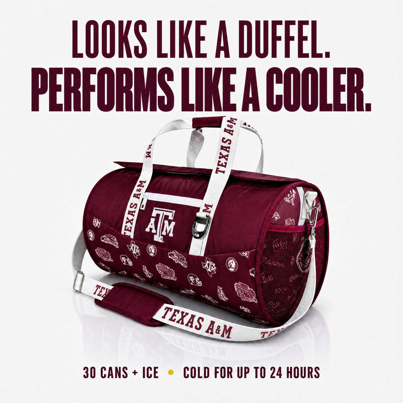 Load image into Gallery viewer, Texas A&amp;M University Duffel Cooler
