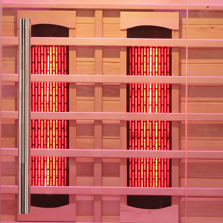 Load image into Gallery viewer, Blisspod | Venetian | Full Spectrum Indoor Premium Canadian Hemlock Low EMF Sauna | 10 Heaters | Chromotherapy &amp; Reflexology | 2 Person
