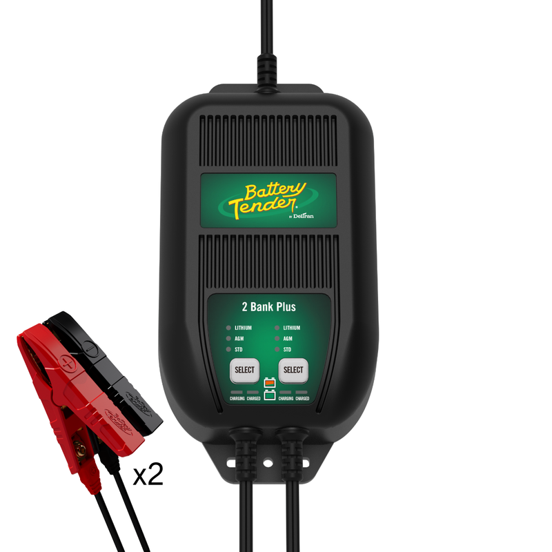 Load image into Gallery viewer, Battery Tender® 2-Bank 12V 1.25 Amp Battery Charger and Maintainer
