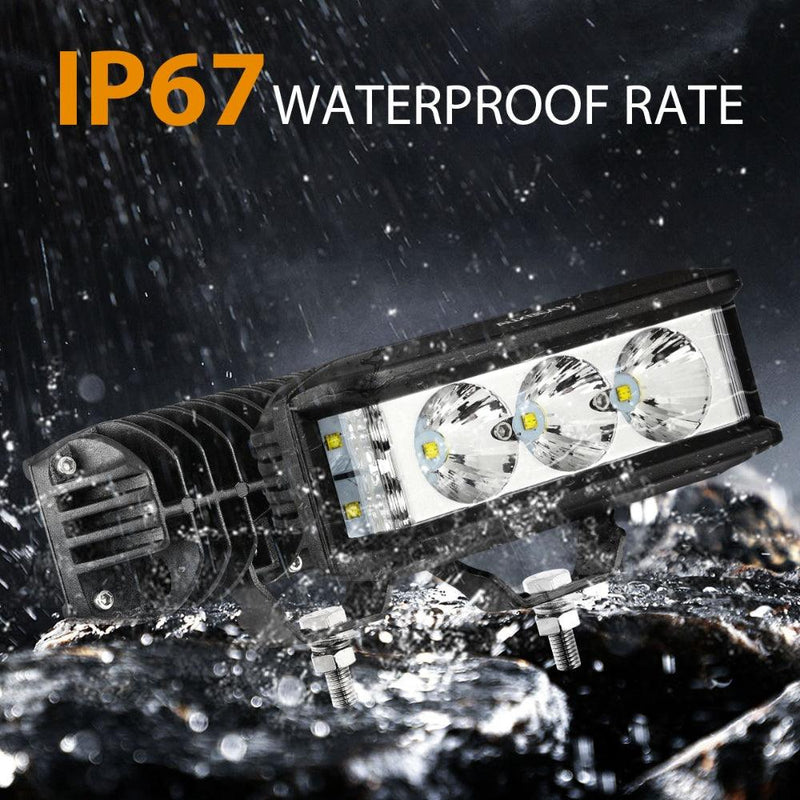 Load image into Gallery viewer, R5 Series | 5 Inch 68W White Square Side Shooter Spot Beam LED Pod Lights LED Light Bar
