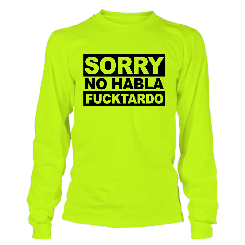 Load image into Gallery viewer, F*cktardo - Long Sleeve Hi-Vis T-Shirt
