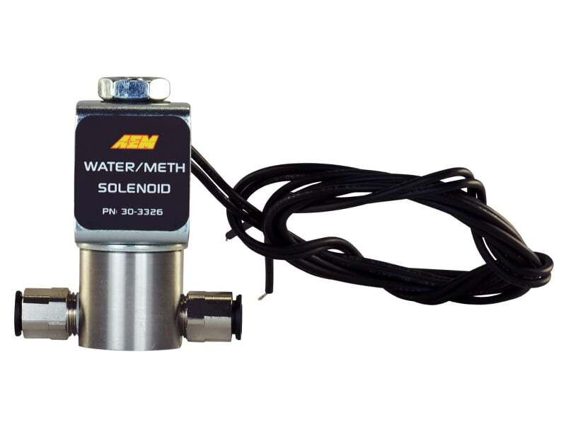 Load image into Gallery viewer, AEM Water/Methanol Injection System - High-Flow Low-Current WMI Solenoid - 200PSI 1/8in-27NPT In/Out 30-3326
