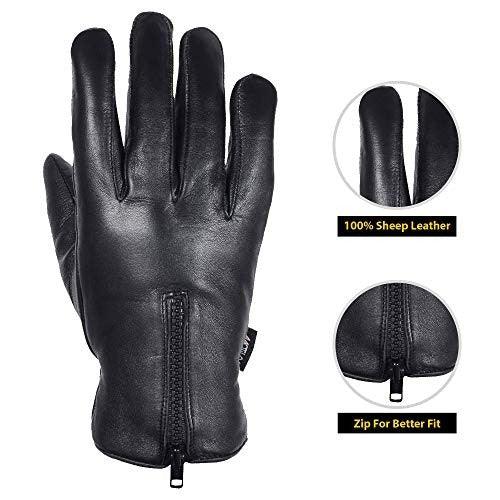 Load image into Gallery viewer, Men's Warm Winter Genuine Leather Driving Gloves
