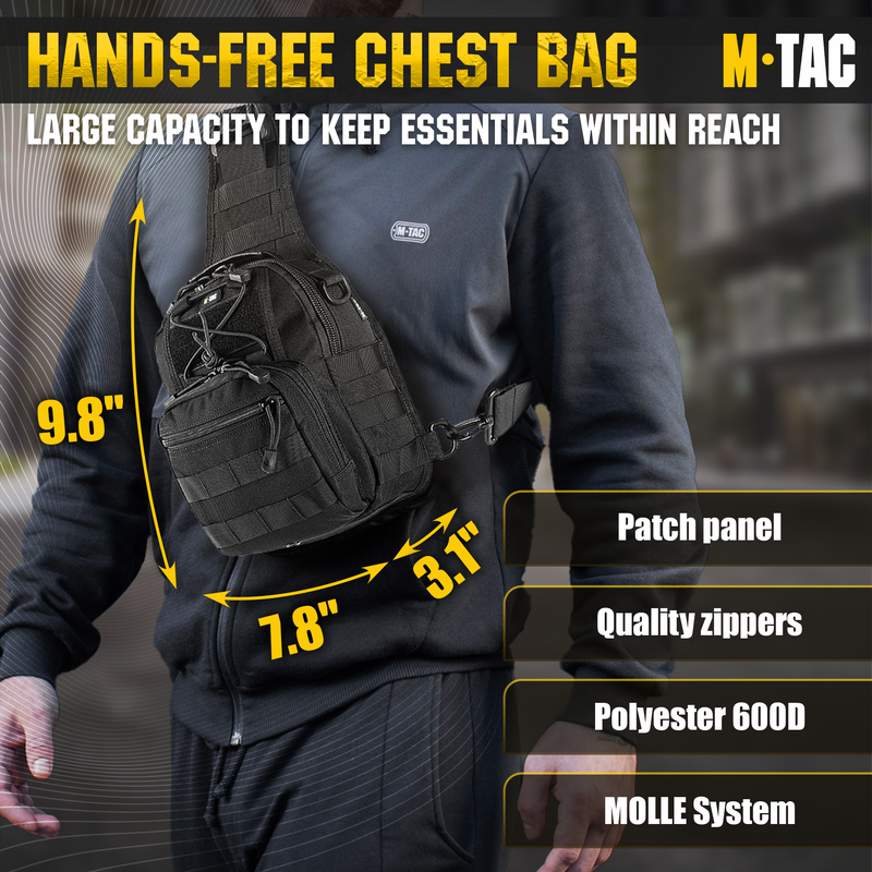 Load image into Gallery viewer, M-Tac Urban Line City Patrol Carabiner Bag
