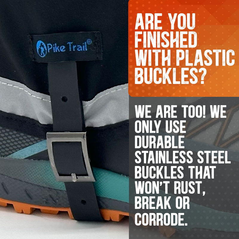Load image into Gallery viewer, Pike Trail Mid Length Gaiters Small/Medium Adjustable Fit
