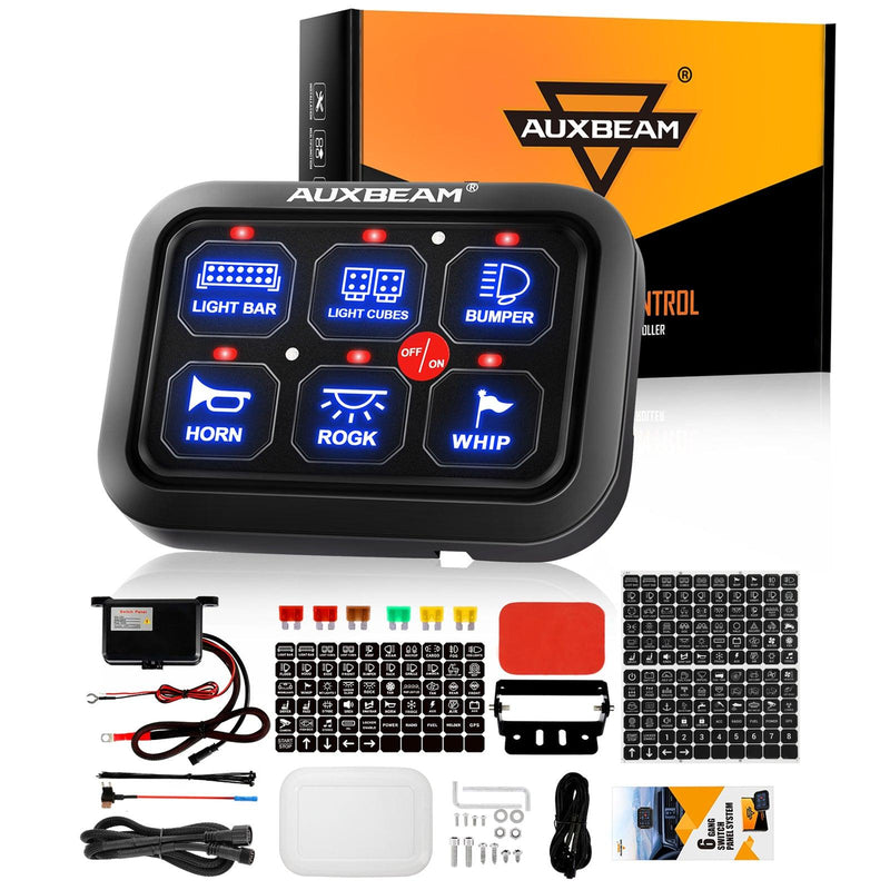 Load image into Gallery viewer, Single Series 6/8 Gang LED Switch Panel,Off Road Light Controller
