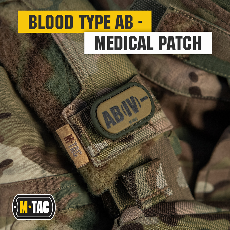 Load image into Gallery viewer, M-Tac Molle Medical Patch Blood Group
