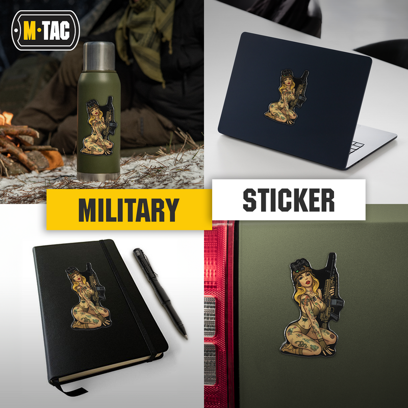 Load image into Gallery viewer, M-Tac Morale Sticker Tactical Girl
