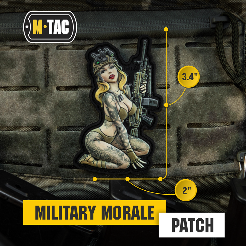 Load image into Gallery viewer, M-Tac Morale Patch Tactical Girl

