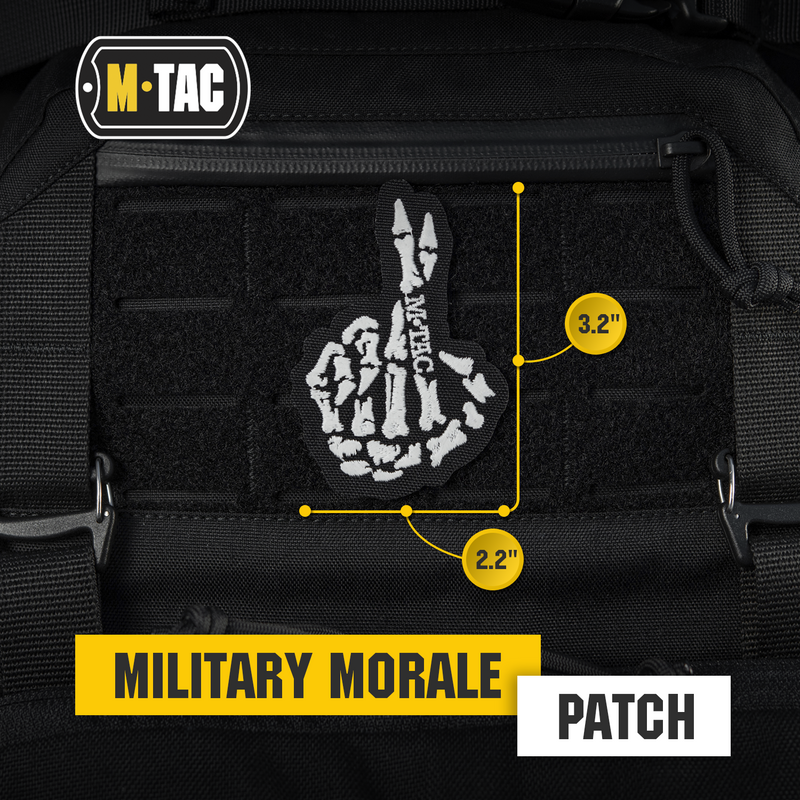 Load image into Gallery viewer, M-Tac GITD Patch Crossed Fingers (Embroidered)
