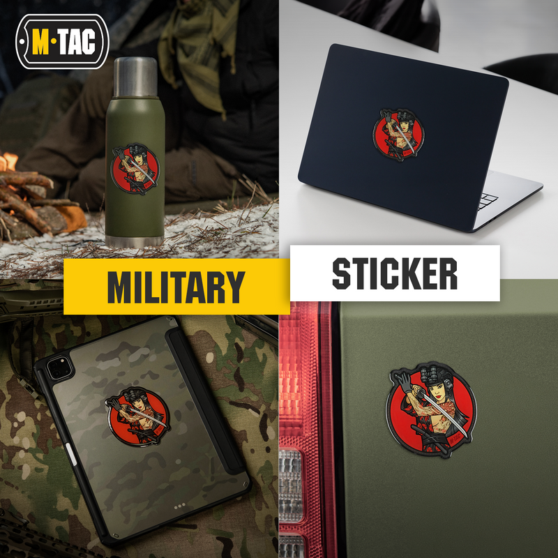 Load image into Gallery viewer, M-Tac Morale Sticker Tactical Girl
