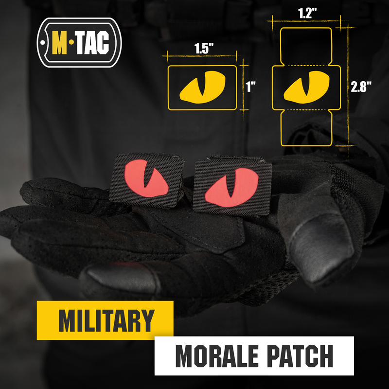Load image into Gallery viewer, M-Tac Patch Tiger Eyes Laser Cut (couple)

