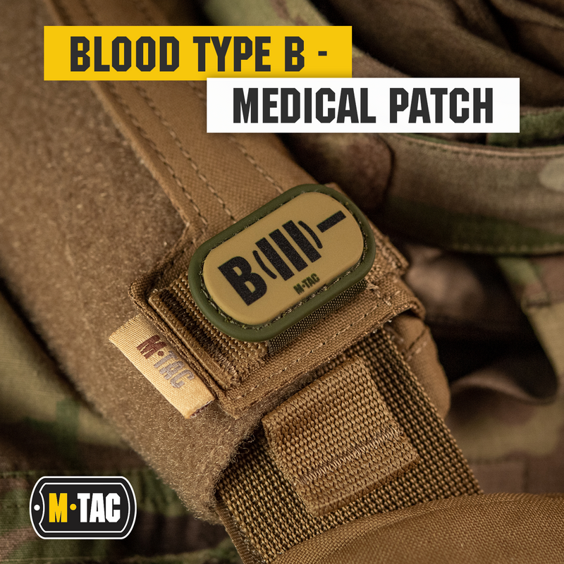 Load image into Gallery viewer, M-Tac Molle Medical Patch Blood Group
