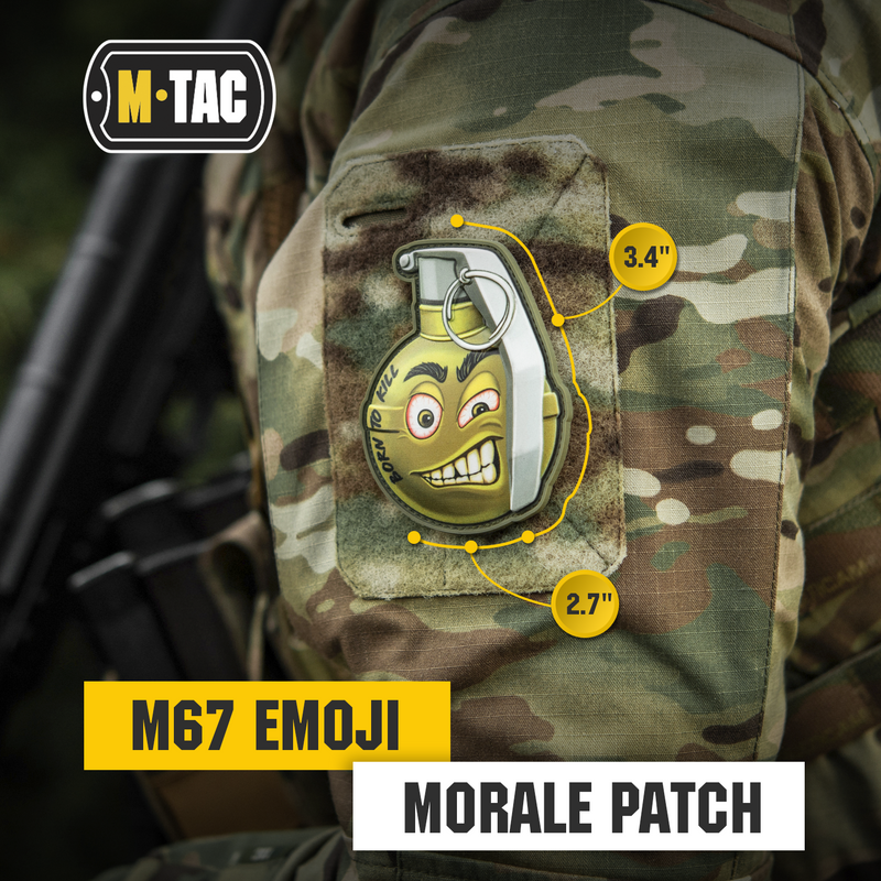 Load image into Gallery viewer, M-Tac M67 Grenade 3D PVC Patch
