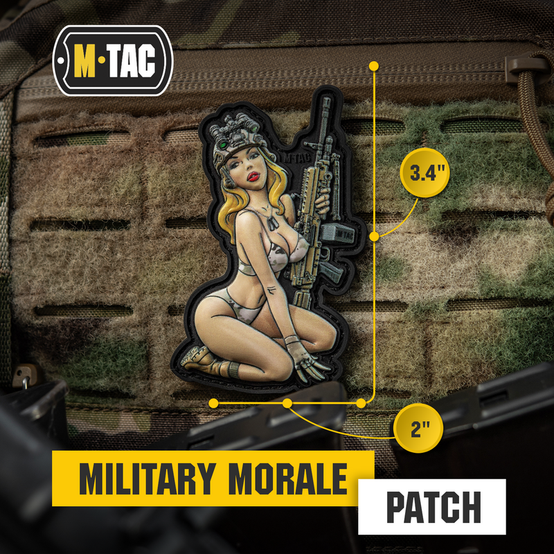 Load image into Gallery viewer, M-Tac Morale Patch Tactical Girl
