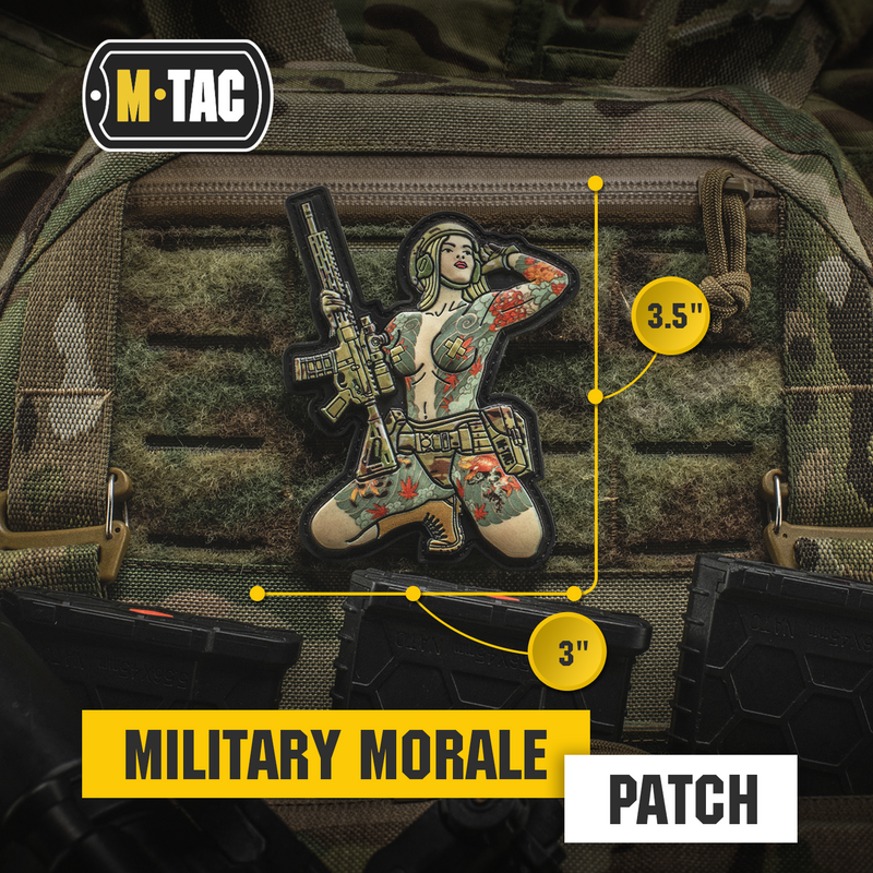 Load image into Gallery viewer, M-Tac Morale Patch Tactical Girl
