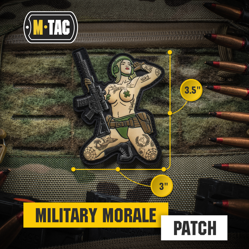 Load image into Gallery viewer, M-Tac Morale Patch Tactical Girl
