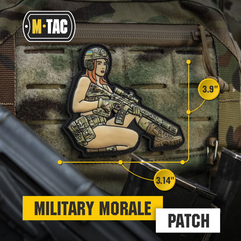 Load image into Gallery viewer, M-Tac Morale Patch Tactical Girl
