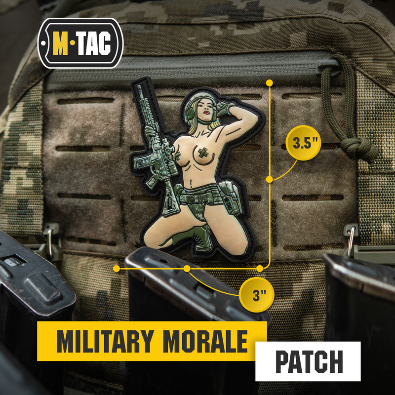Load image into Gallery viewer, M-Tac Morale Patch Tactical Girl
