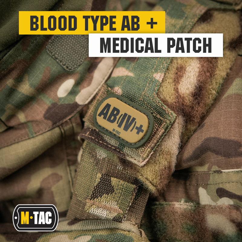 Load image into Gallery viewer, M-Tac Molle Medical Patch Blood Group
