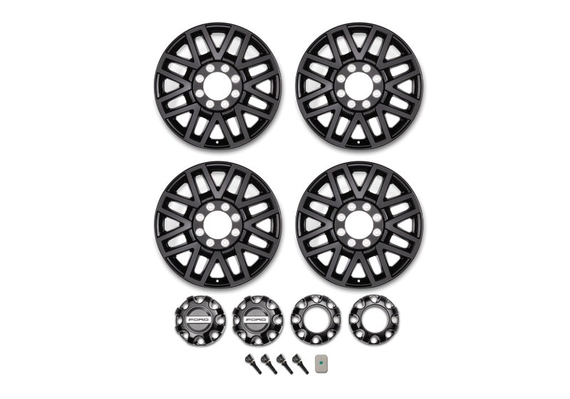 Load image into Gallery viewer, Ford Racing 05-22 F-Super Duty 20in x 8in Wheel Package w/TPMS Kit - Black

