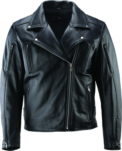 Kuryakyn Leather By River Road Ironclad Classic Leather Jacket Black - XL
