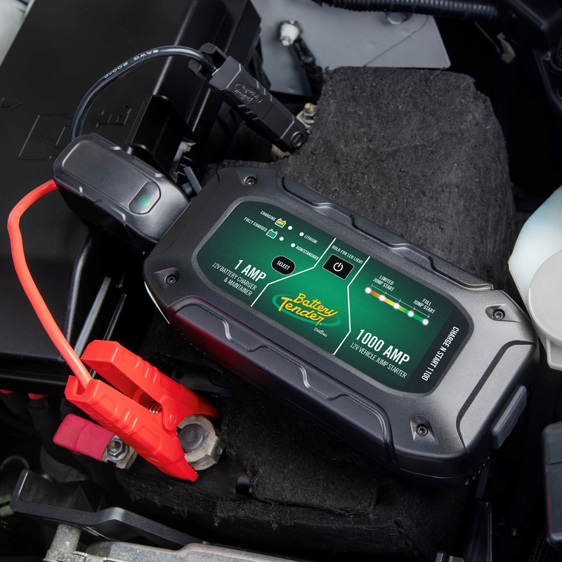 Load image into Gallery viewer, Charge N Start 1100 — 1 Amp Battery Charger &amp; 1000 Amp Jump Starter
