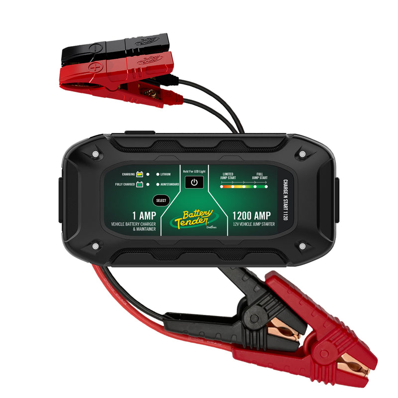 Load image into Gallery viewer, Charge N Start 1120 — 1 Amp Battery Charger &amp; 1200 Amp Jump Starter
