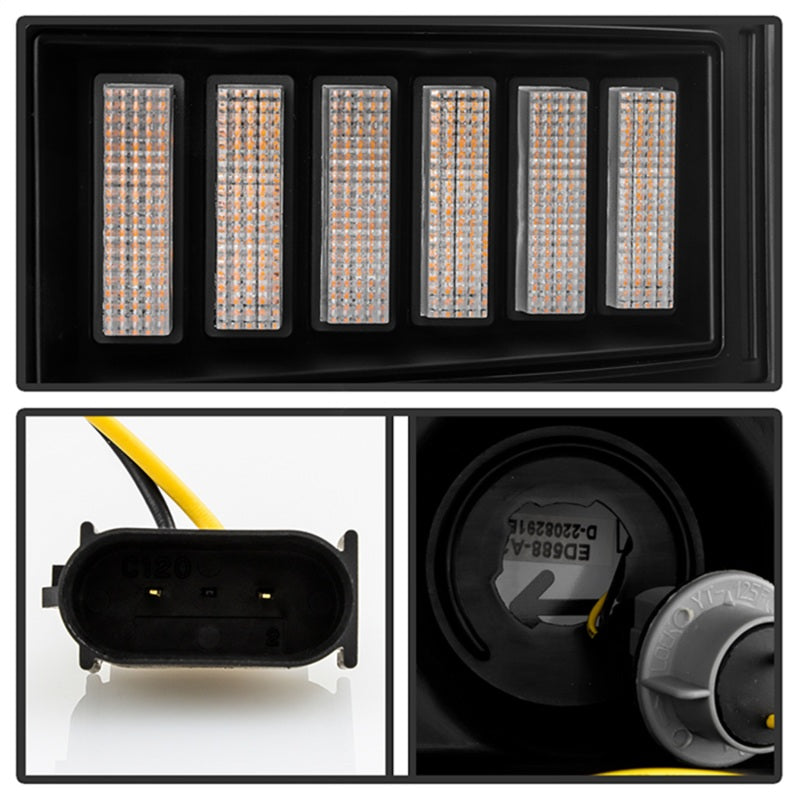 Load image into Gallery viewer, Spyder Signature 20-21 Ford F150(Halogen Model) Proj. Headlights - Black(PRO-YD-FF15021HALSI-SEQ-BK)
