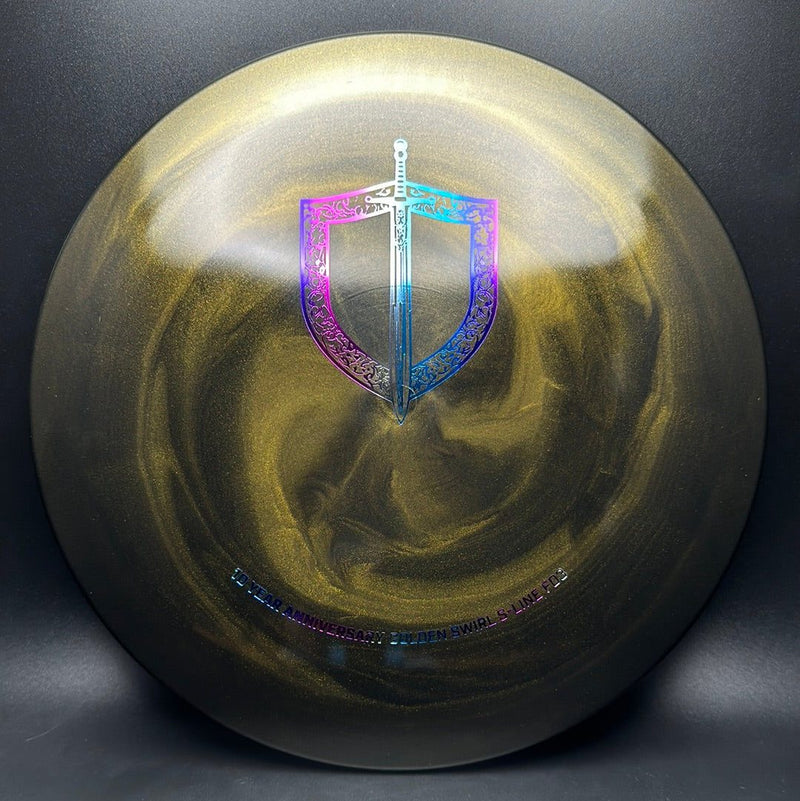 Load image into Gallery viewer, Golden Swirly S-Line FD3 - 10 Year Anniversary
