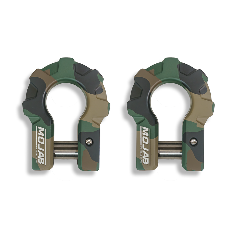 Load image into Gallery viewer, 3/4'' Extreme duty Aluminum D-Shackle set (9T)-Ceramic coated (LIFETIME WARRANTY*)
