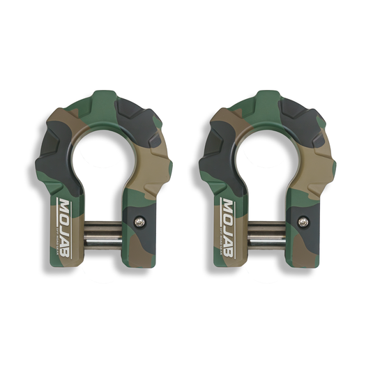 3/4'' Extreme duty Aluminum D-Shackle set (9T)-Ceramic coated (LIFETIME WARRANTY*)