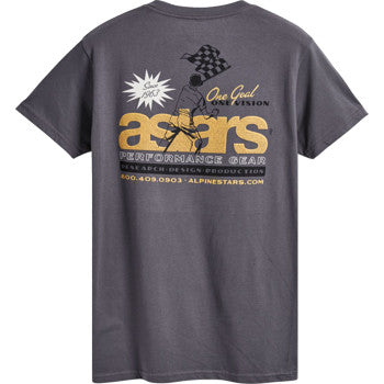 ALPINESTARS Flagged T-Shirt - Charcoal - Medium 12337215018M