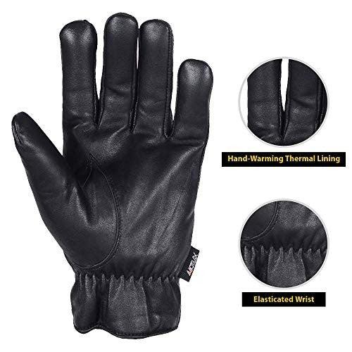 Load image into Gallery viewer, Men's Warm Winter Genuine Leather Driving Gloves
