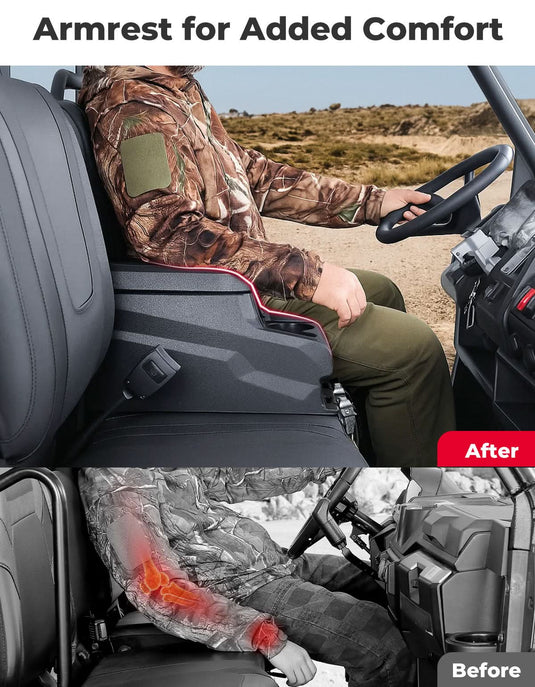 UTV Bench Seat Center Console Box for Polaris Ranger XP 1000/Crew 2017-2026