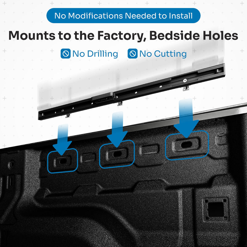 Load image into Gallery viewer, Integral Rails - Bedside Rail System - Chevrolet Colorado &amp; GMC Canyon (2023+)
