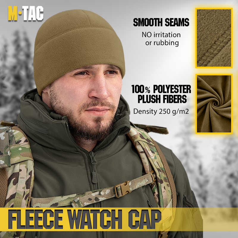 Load image into Gallery viewer, M-Tac Elite Fleece Watch Cap with Slimtex (250 g/m2)
