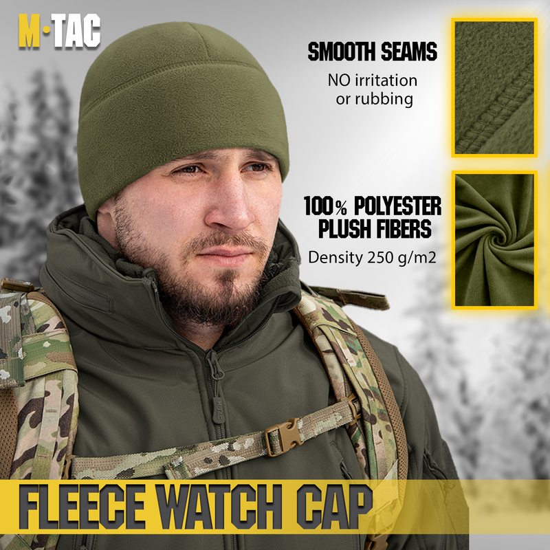 Load image into Gallery viewer, M-Tac Elite Fleece Watch Cap with Slimtex (250 g/m2)
