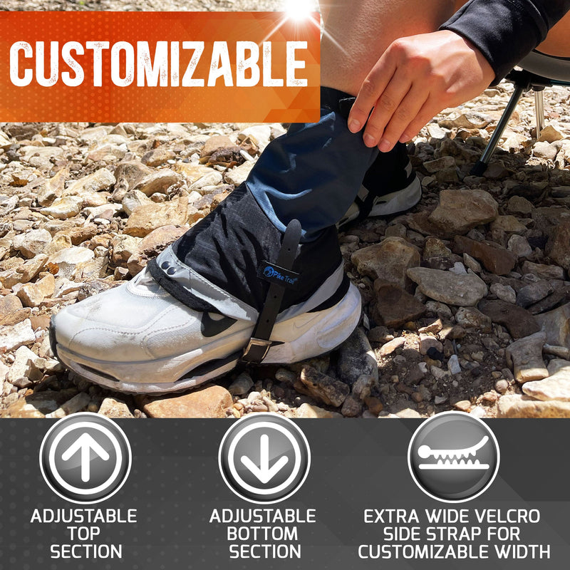 Load image into Gallery viewer, Pike Trail Mid Length Gaiters Small/Medium Adjustable Fit
