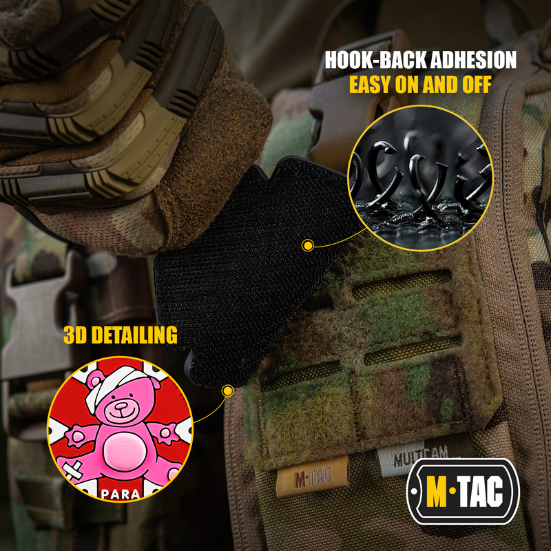 Load image into Gallery viewer, M-Tac Morale Patch Paramedic Bear PVC
