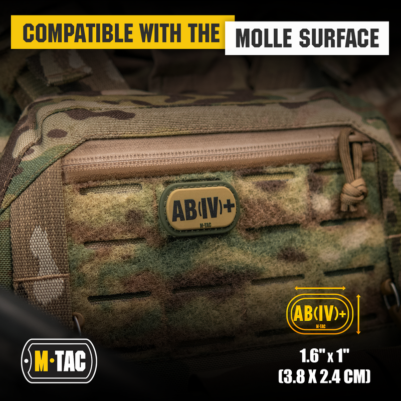 Load image into Gallery viewer, M-Tac Molle Medical Patch Blood Group
