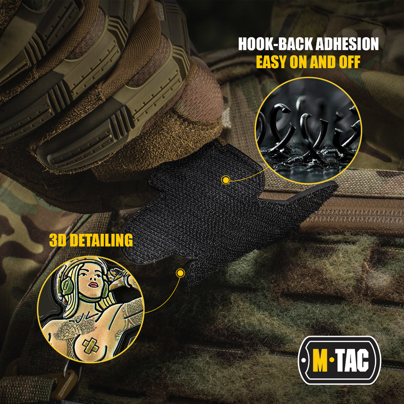 Load image into Gallery viewer, M-Tac Morale Patch Tactical Girl
