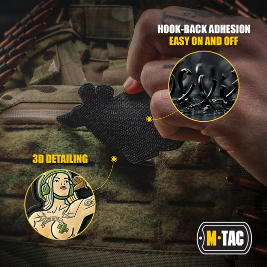 M-Tac Morale Patch Tactical Girl