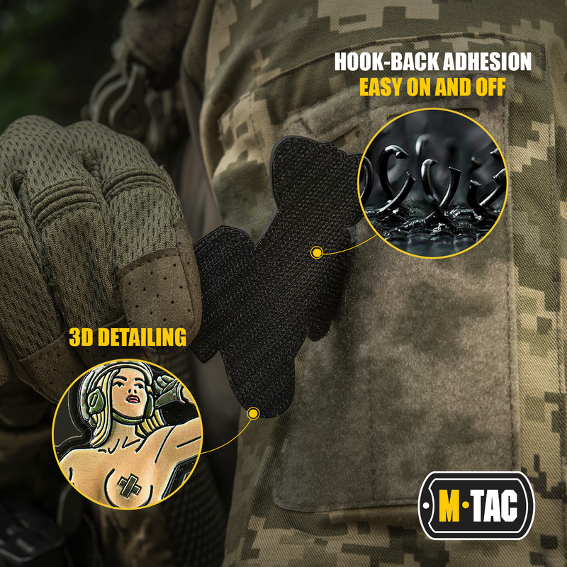 Load image into Gallery viewer, M-Tac Morale Patch Tactical Girl

