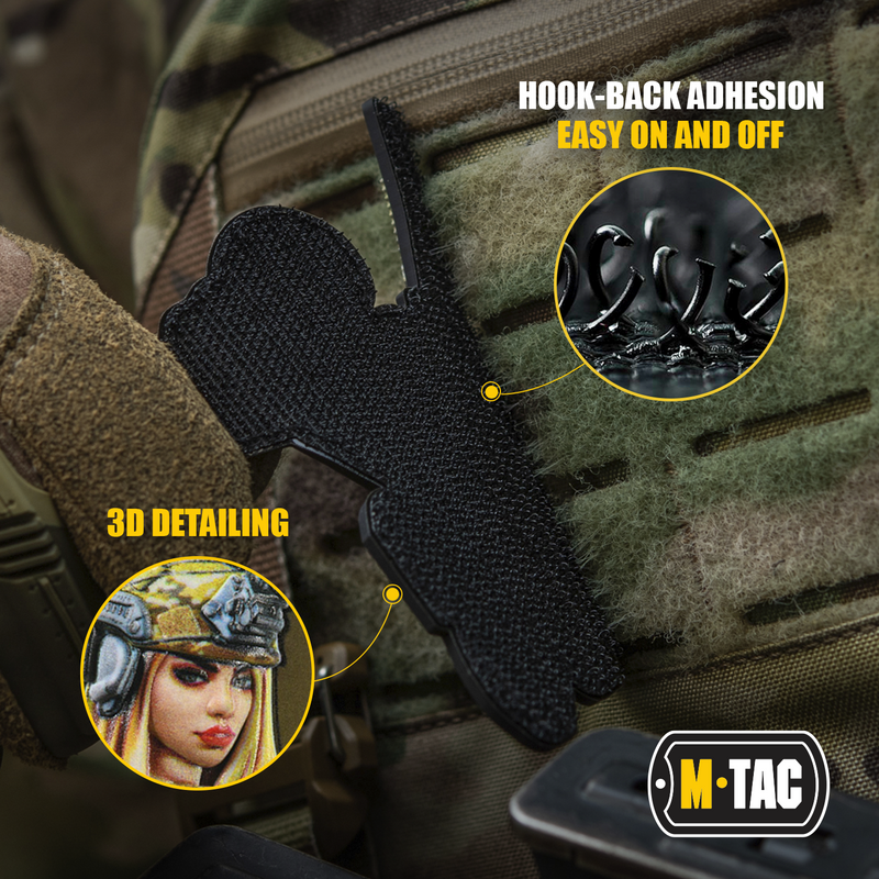 Load image into Gallery viewer, M-Tac Morale Patch Tactical Girl
