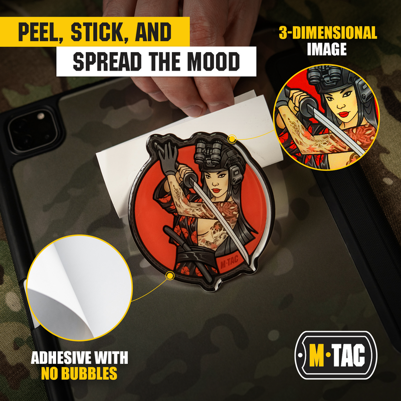 Load image into Gallery viewer, M-Tac Morale Sticker Tactical Girl
