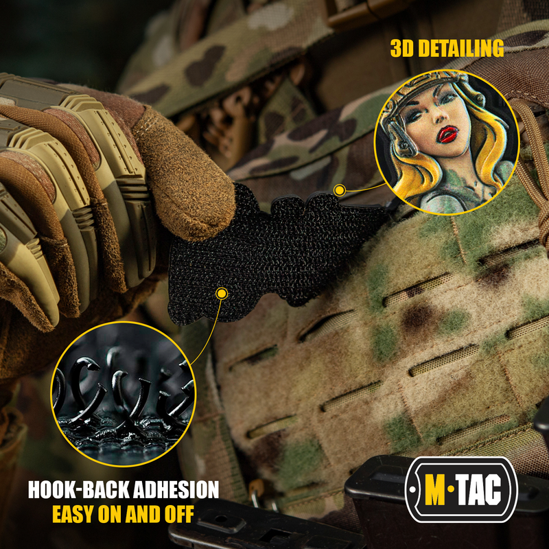Load image into Gallery viewer, M-Tac Morale Patch Tactical Girl
