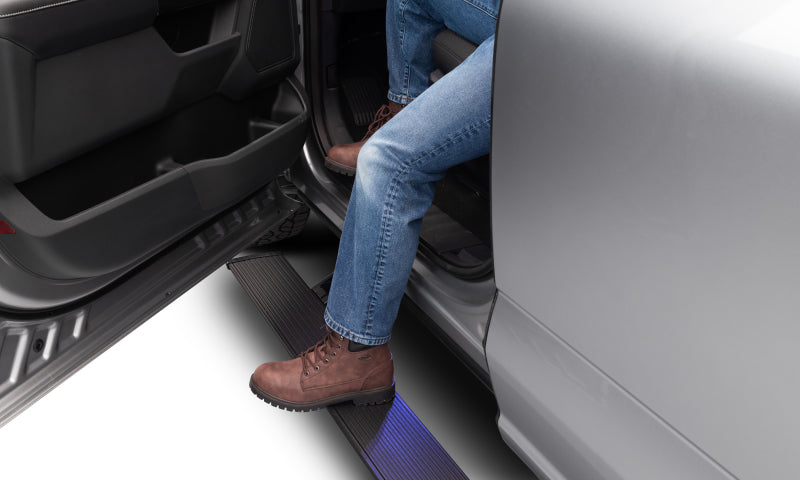 Load image into Gallery viewer, AMP Research 21-23 Ford F150 PowerStep Plug N Play - Black (See 76252-01A For Hybrid)
