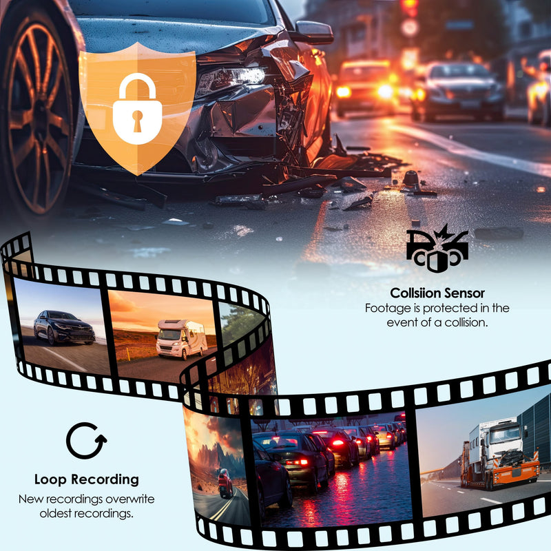 Load image into Gallery viewer, Rexing DT2 Dual Channel 1080p Front and Rear Dash Cam (Open Box)
